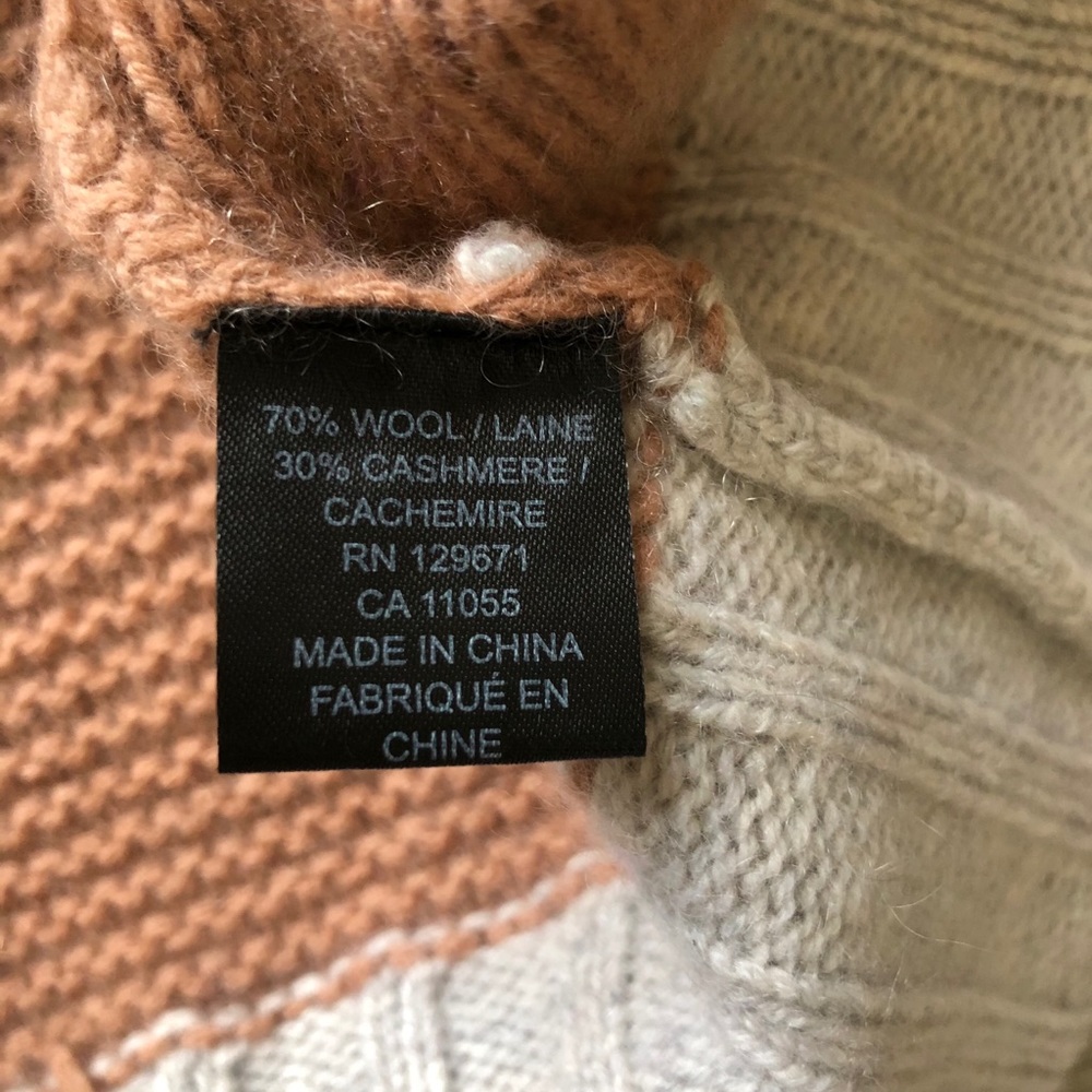 Skull Cashmere Imara Colorblock Knit Wool Sweater - Picture 5 of 8